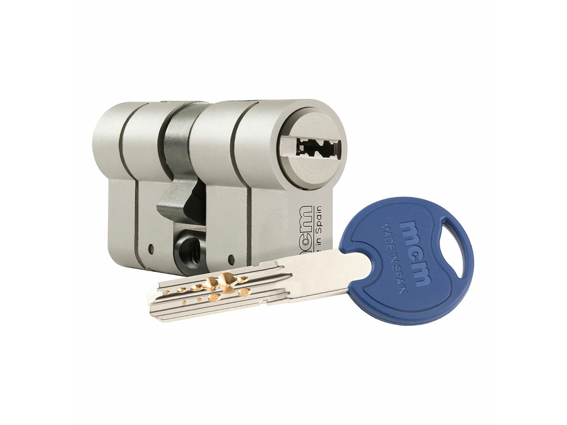 Cilindro de seguridad MCM SCX+DEN 30-30 Antibumping Doble embrague Acero