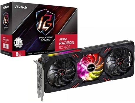 Placa Gráfica ASROCK Phantom Gaming Oc 8Gb Gddr6