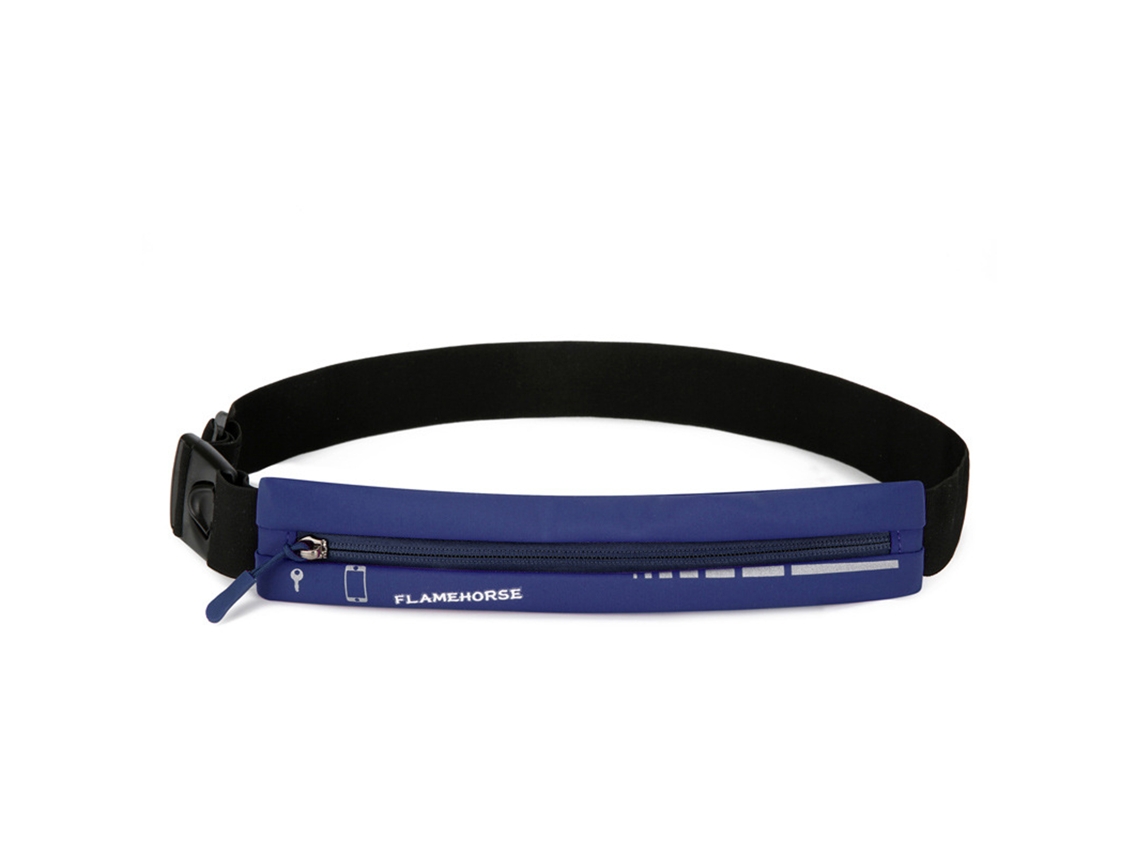 Danu2026-cinturón Deportivo Slim Flamehorse Bolsa De Cintura Para Deporte Con Porta Teléfono Y Tiras Reflectantes