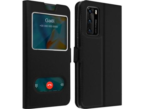 Funda Huawei P40 AVIZAR FOLIO-TOWIND-BK-P40R Negro