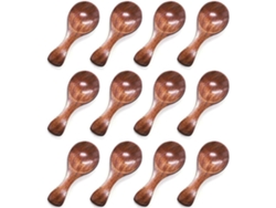 Cuchara de madera pequeña, 10 piezas, 3 pulgadas NEVEANCE