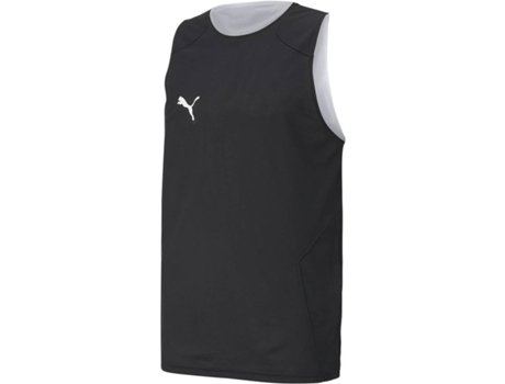 Camiseta para Hombre PUMA Basketball Practice Blanco, Negro para Baloncesto (XL)