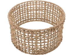 Tambor colgante tejido a mano con junco natural para lámparas de mesa y techo, compatible con SFUSHOS.