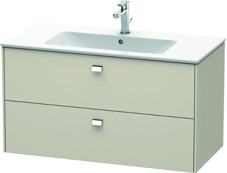Mueble bajo encimera DURAVIT Brioso 102,0 x 47,9 cm con 2 cajones incl. hueco para sifón y delantal para lavabo ME by Starck 233610