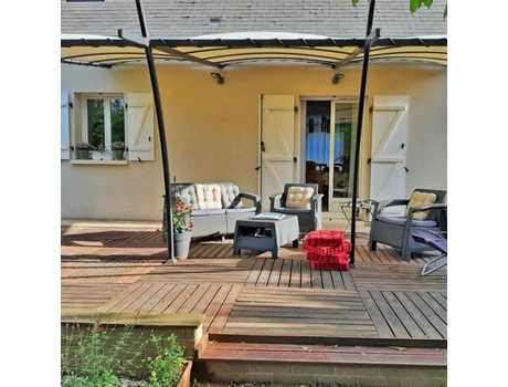 Lona para Pérgola Blanco Crema 3x4 m - 8 años de calidad TECPLAST 640PR - Lona de PVC impermeable para pérgola, cenador y terraza