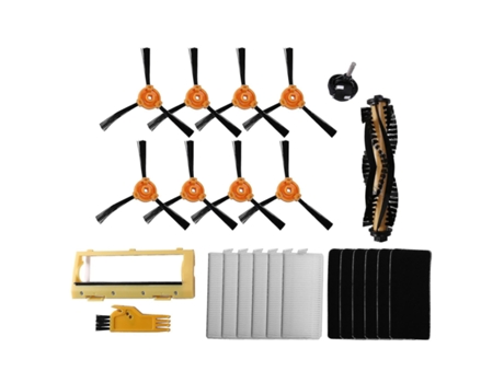 Filtro de cubierta de cepillo de 18 piezas para Ecovacs Deebot 600 601 605 710 N79 N79s