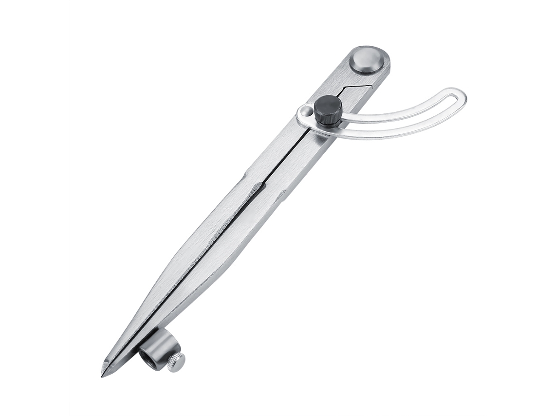 Regulador de marcação T com furo de aço inox de 200mm | S/MARCA