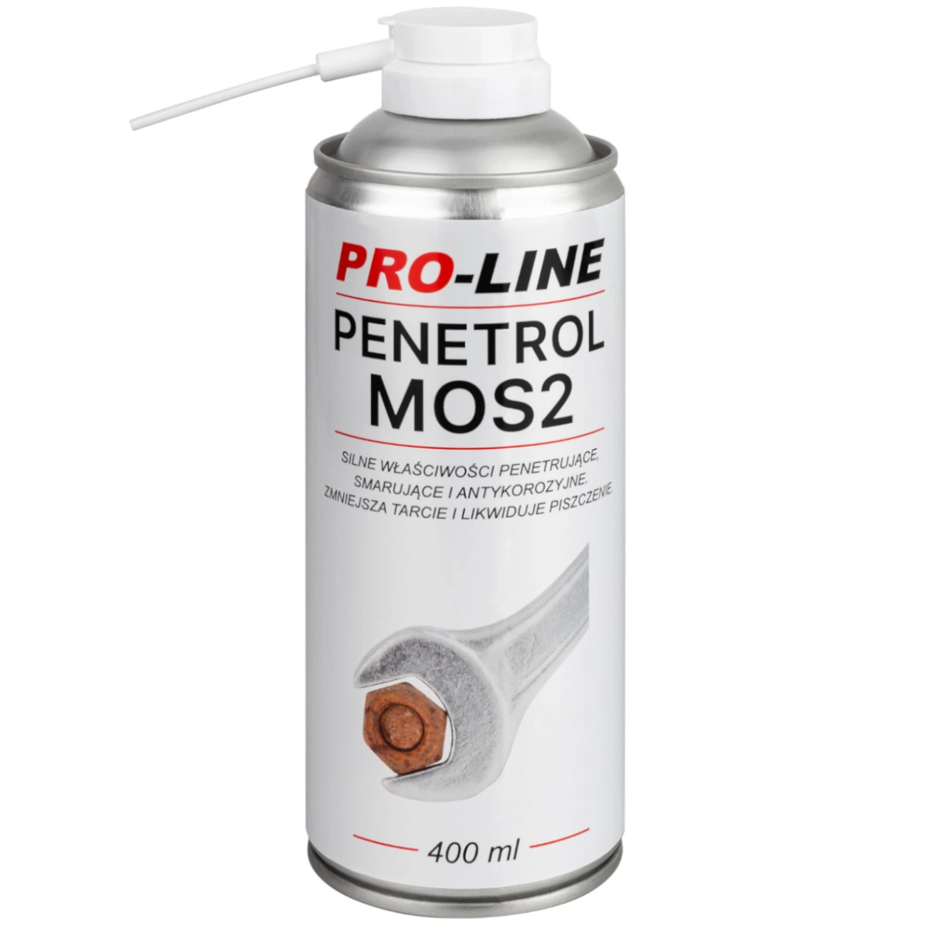 Spray removedor de óxido Pro Line 400 ml Penetrol Mos2 para la protección de maquinaria y equipos