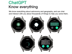 Reloj inteligente con pantalla AMOLED de 1,43 pulgadas, resistencia al agua IP68, recordatorio de salud femenina y chat GPT (azul)