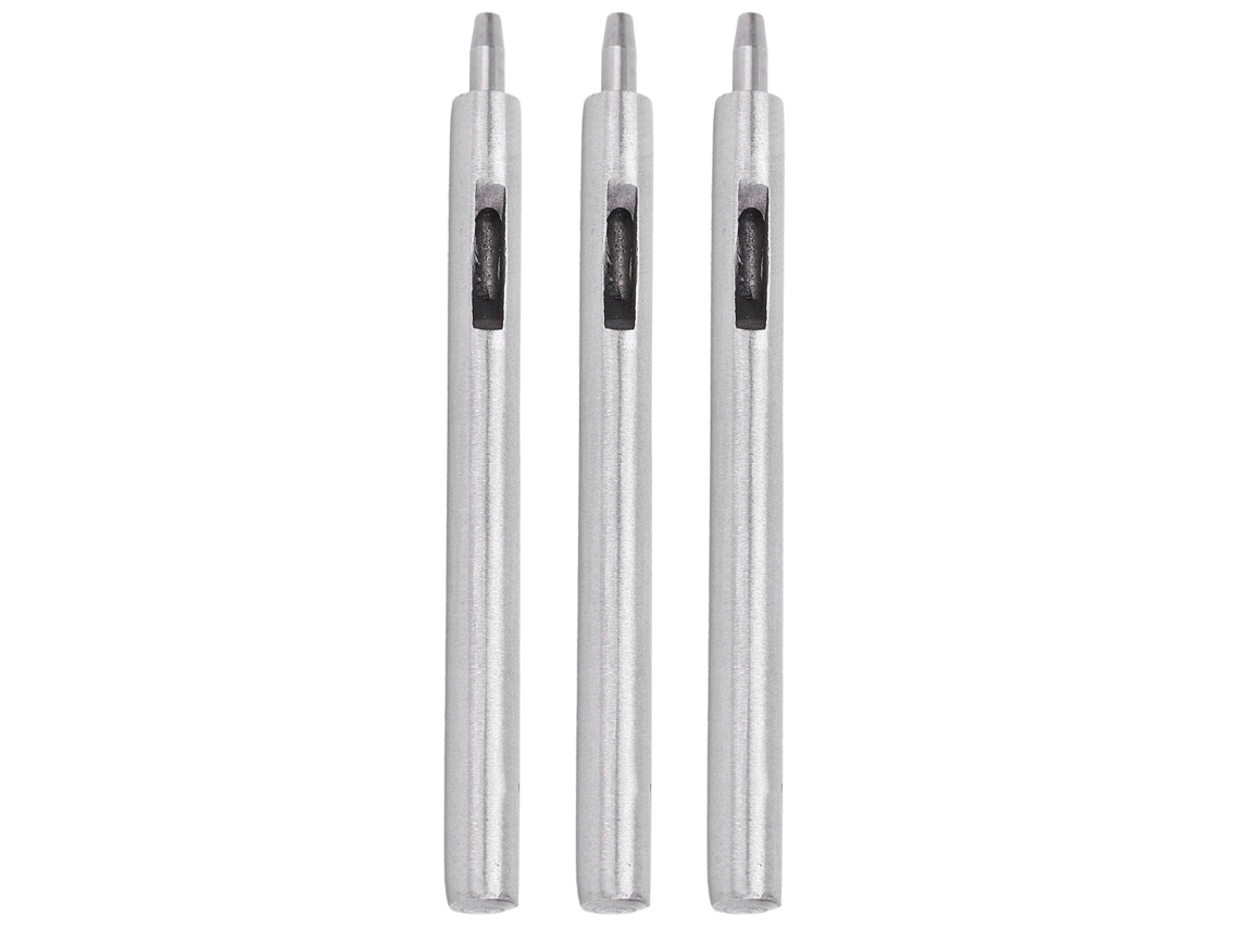 Herramienta de perforación de agujeros redondos, acero de aleación de 3 mm, para cuero, herramienta manual para manualidades de bricolaje