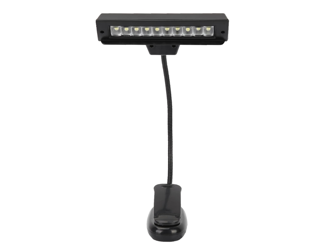 Lámparas con clip para atril, luces negras Facpoet