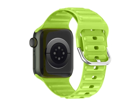 Correa Apple Watch 41mm / 40mm y 38mm Silicona Ajustable Verde lima AVIZAR