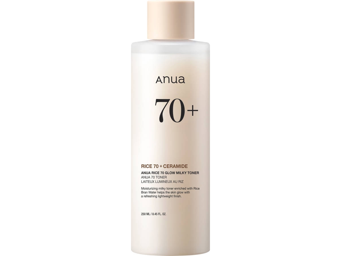 Tónico de Rostro ANUA Rice 70 Glow Milky Toner (250 ml)  