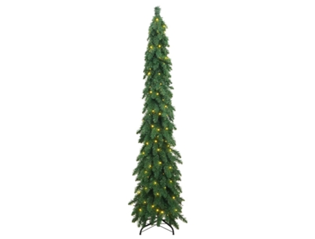 Árbol de Navidad VIDAXL artificial iluminado con 130 LEDs (210 cm)