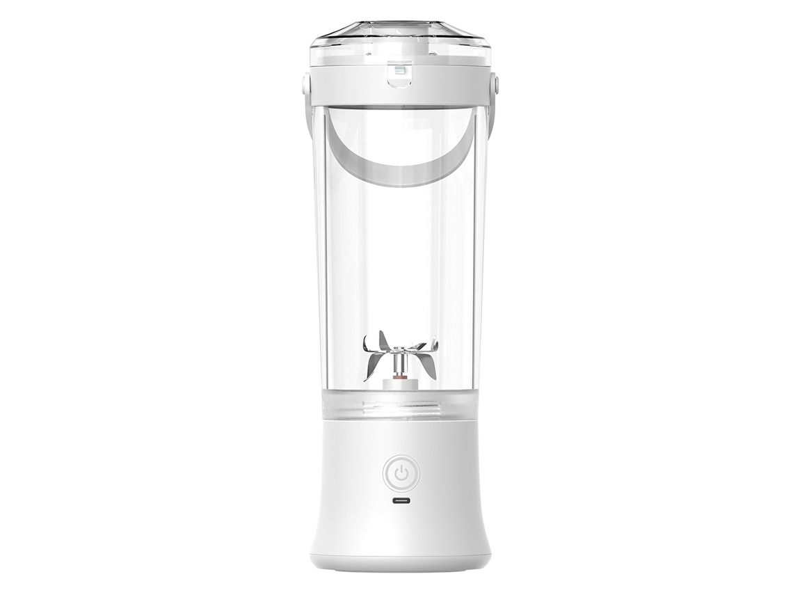 Mezclador Smoothie Portátil, 600 Ml, Usb Recargable, Batería De 4000 Mah, 31,7 X 9,9 X 9,9 Cm, Branco
