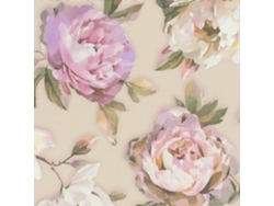 396081 Gu Papel De Pared Con Flores Ligeramente Texturizado Mate 5,33 M2 Profhome