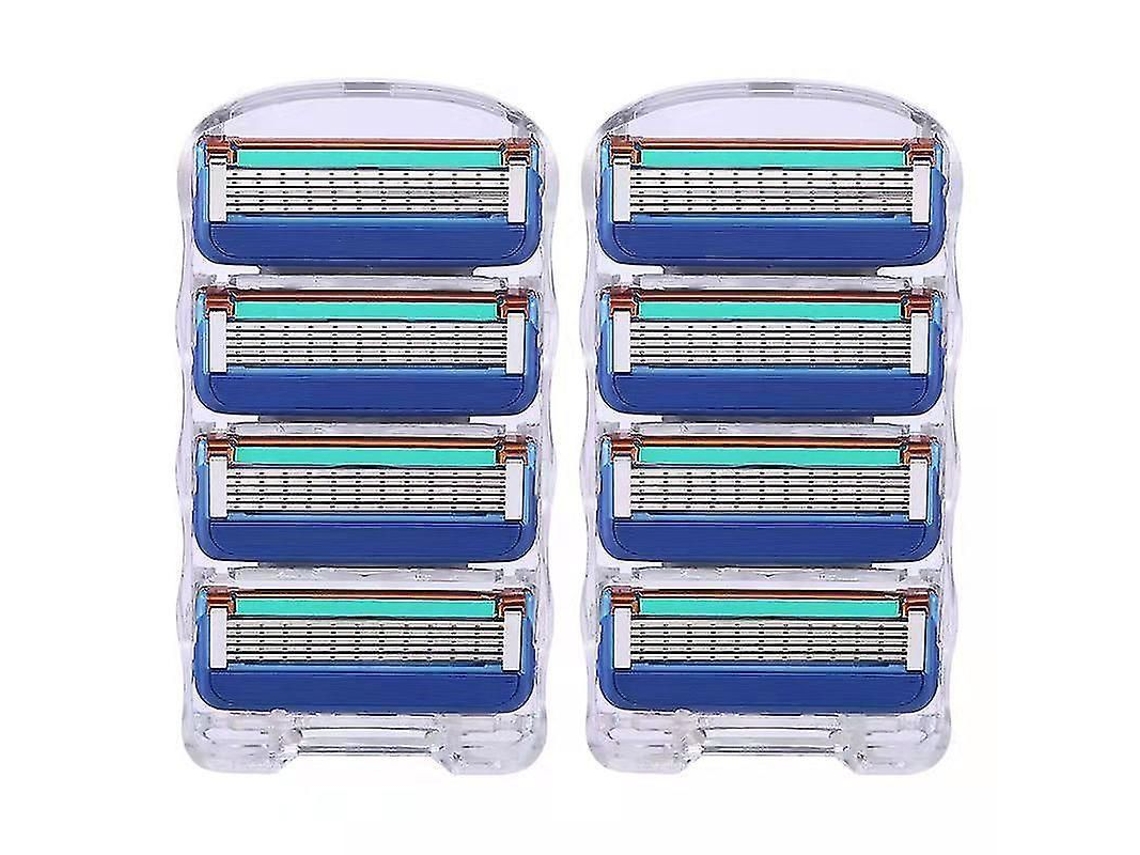 52 Cuchillas De Afeitar, 5 Capas, Compatibles Con Las Recortadoras Gillette Fusion Para Hombre.