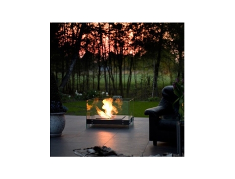 Chimenea de bioetanol independiente blanco/negro PICCO Negro OUTINFIRE