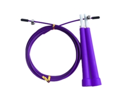 Cuerda De Saltar De Acero Ajustable Para Niños, Adultos, Hombres, Mujeres, Entrenamiento, Fitness, Ejercicio, Color Morado.