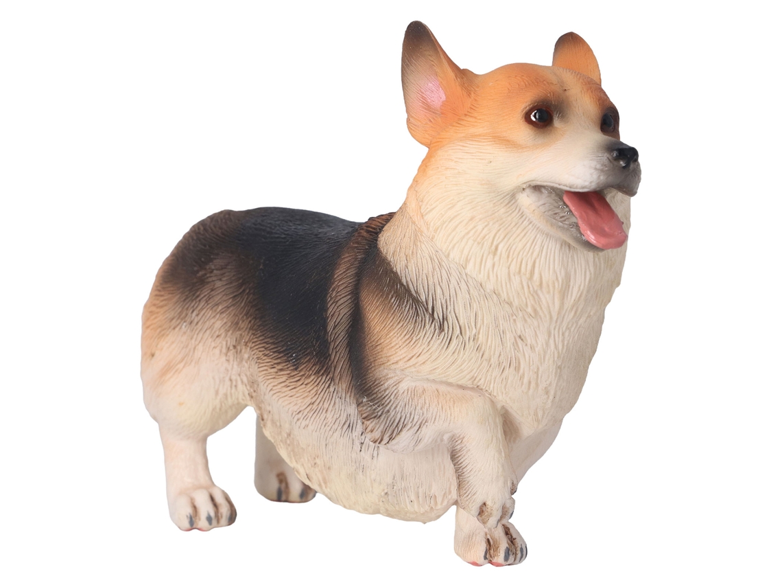 2026-estatua De Perro Marrón Estilo Bonito Material Plástico Compacta Viva Adorno Animal Decorativo Juguete