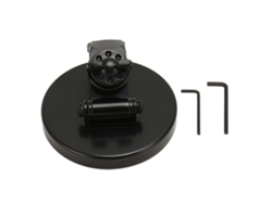 Soporte magnético para antena de radio, ajustable 180 grados, base de 10 cm para montaje en coche, transceptor móvil, compatible con CHABERLU.