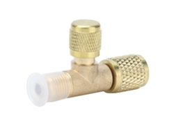 Válvula Adaptadora De Carga De Refrigerante 1/4sae A R22 R12 R134 Para Aire Acondicionado Hvac