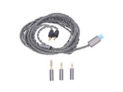 Cable De Audio De Repuesto De Alta Calidad Con Conectores De 3,5 Mm, 2,5 Mm Y 4,4 Mm Para Auriculares Sennheiser Ie40 Pro.