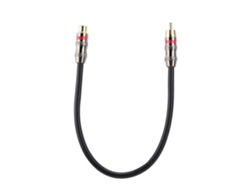 Adaptador RCA macho a hembra para transmisión de audio Hi-Fi sin pérdidas