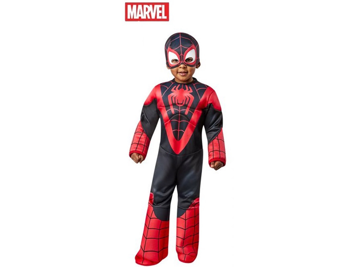 Disfraz de Niño RUBIE'S Miles Morales Spiderman Saf  (3 - 4 años)
