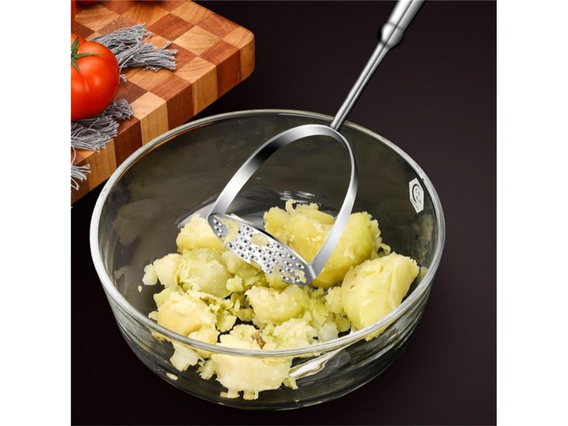 Machacador De Papas De Acero Inoxidable, Resistente Y Apto Para Lavavajillas, Para Papas, Frijoles Y Aguacates.