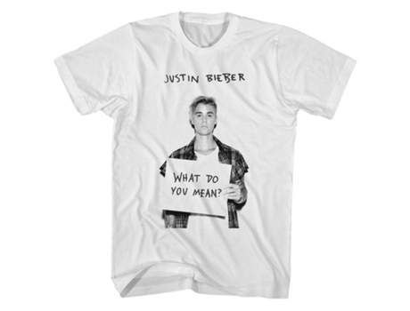 Camiseta ROCKINSTONE de Justin Bieber ¿Qué quieres decir con la Camiseta ROCKINSTONE de Justin Bieber? (Algodón - XL)