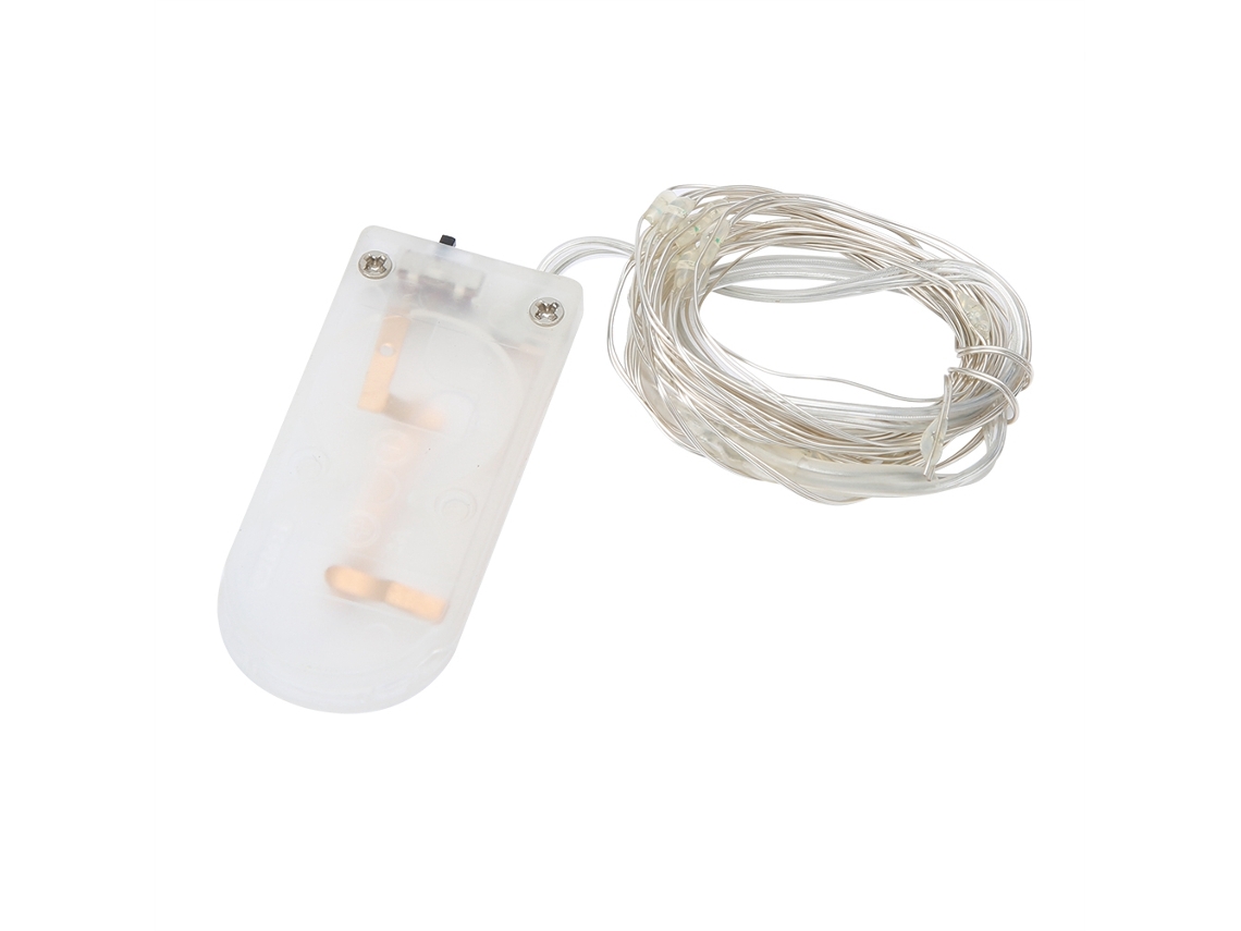 2026-luces De Cadena Led De Alambre De Cobre Impermeable Bonitas Para Decoración Diy Hogar Patio Fiesta Amarillo