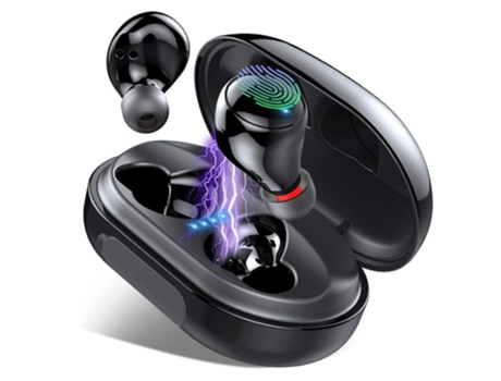 Auriculares inalámbricos, CHRONUS 150H tiempo de reproducción, auriculares Bluetooth impermeables IP8 con micrófono, auriculares con cancelación de...