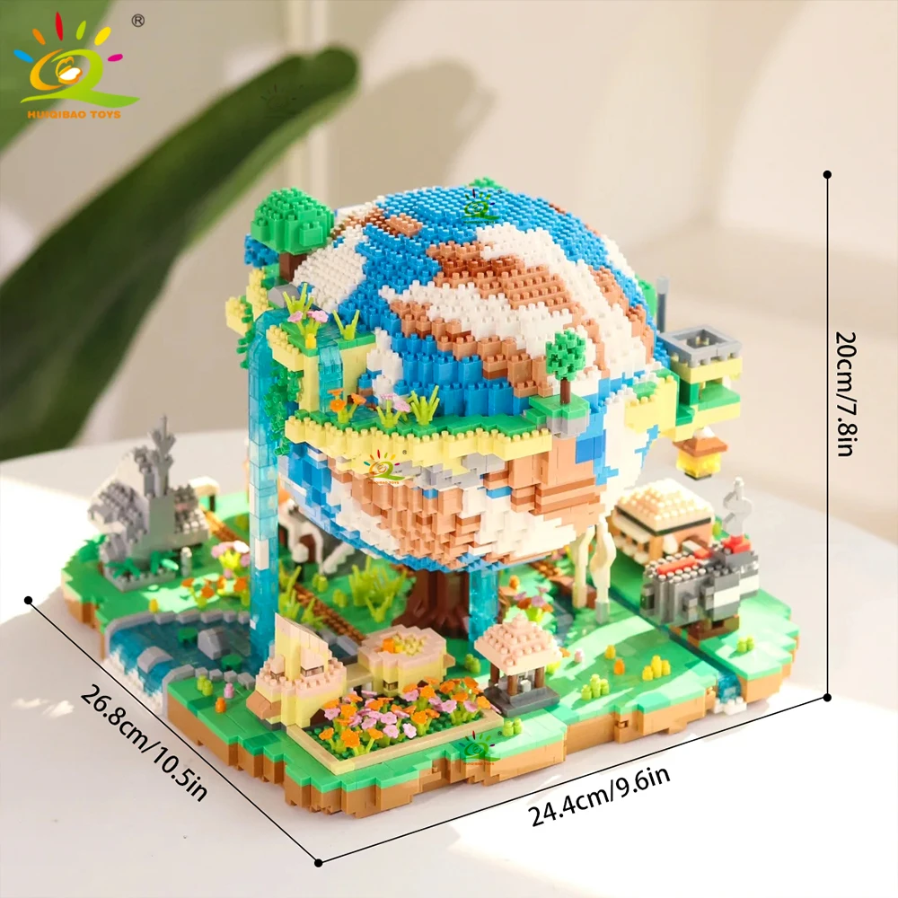 5452 Bloques de construcción en miniatura para el modelo de aldea global Moc
