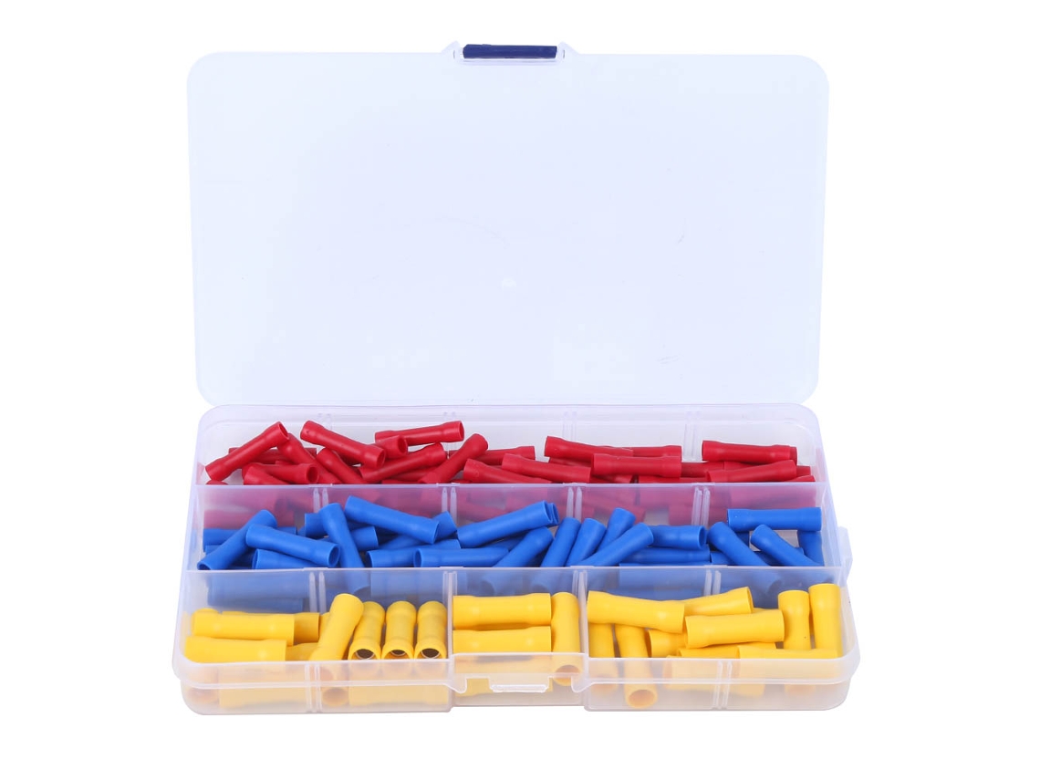 Kit De 120 Conectores De Cable De Cobre Con Terminales Eléctricos Aislados Y Tubo Recubierto De Calor Bht/bnfy/bv1.25