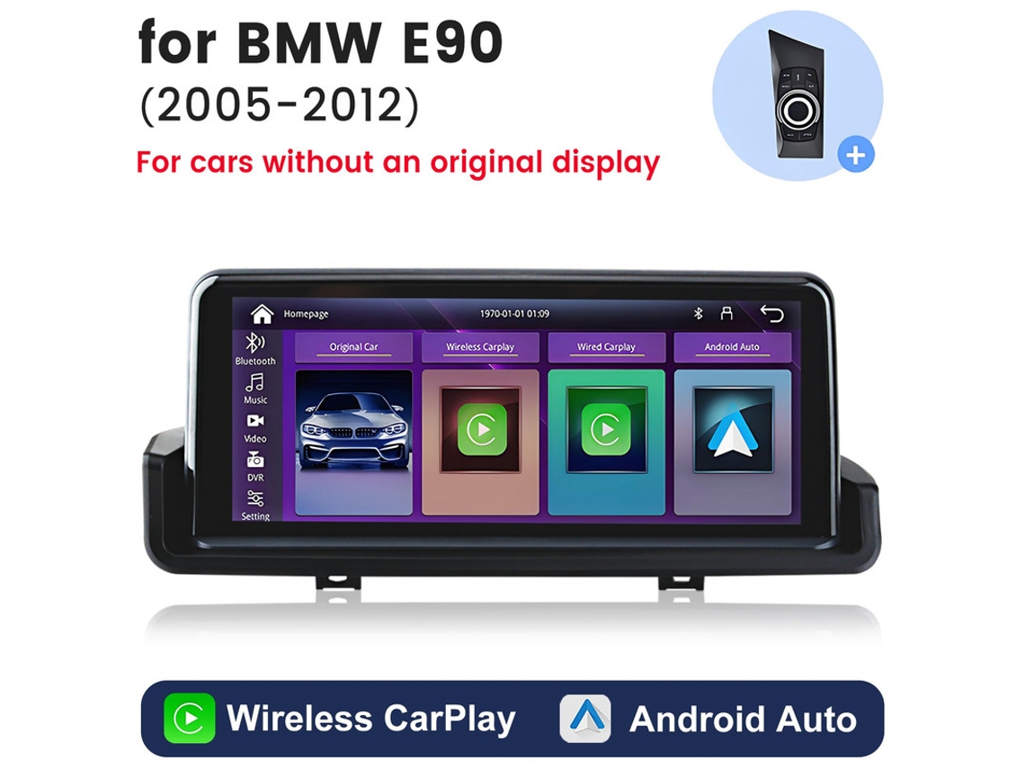Gps Para Bmw E90 E91 E92 06 2010 Rádio De Automóvel Gps Navi Swc Bt Carplay/auto