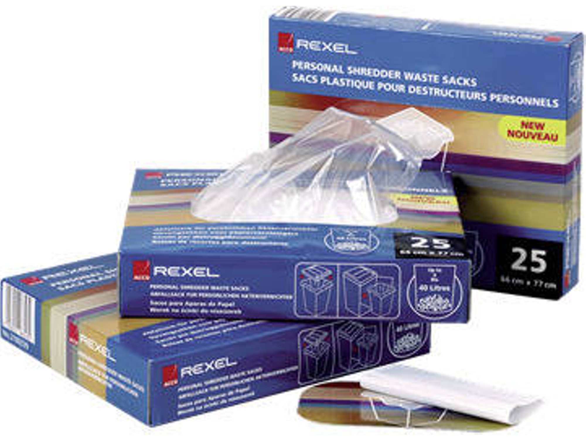 50 SACOS PLÁSTICO  REXEL - 200 LITROS