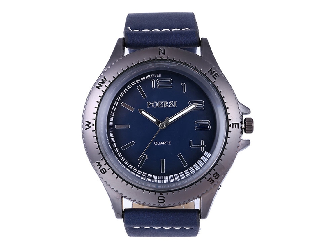 Reloj Winner Casual Couple De Piel Sintética Con Esfera Calada, Unisex, Amarillo.
