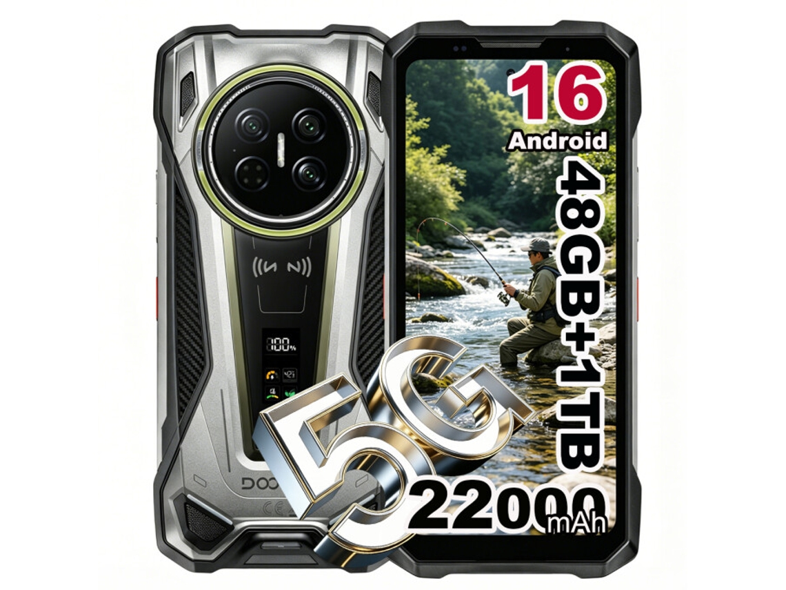 Doogee V Max 2 Pro 5g Android 16 | 1tb Armazenamento Expansível Até 2tb | 48gb Ram | Lanterna Campismo | Ptt Walkie-talkie