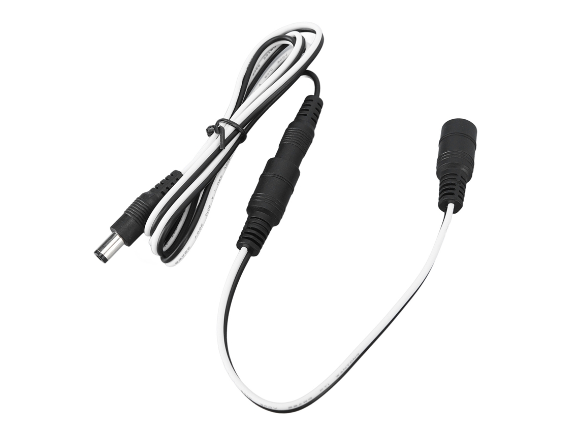 Cable De Extensión Solar De Cc Con Conector Macho Para Panel Solar Y Ventilador De 5,5 A 2,1