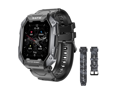 Reloj Inteligente Hombre IP68 5ATM Impermeable Monitor de Salud Smartwatch para Android IOS Oxygen Fitness Watch VEANXIN