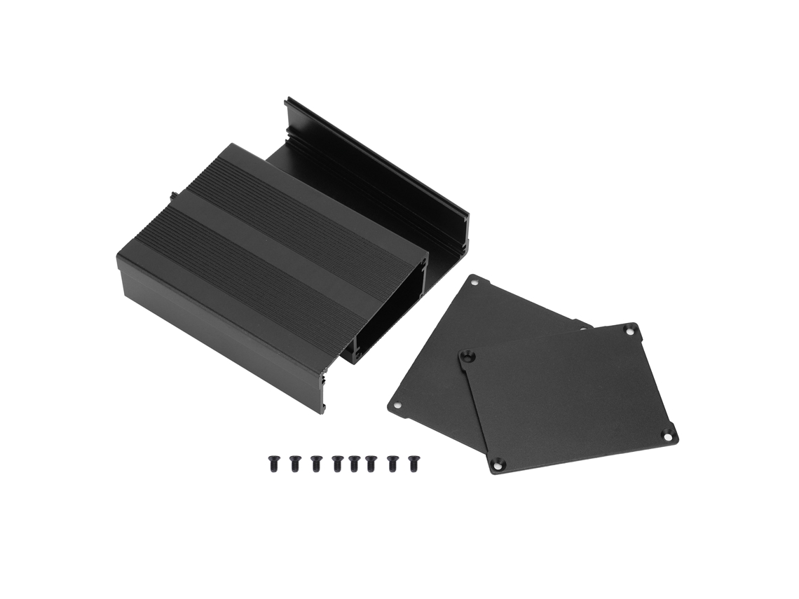 Yncm2026-caja De Aluminio Para Placa De Circuito Estuche De Protección Gps 57x76x100mm