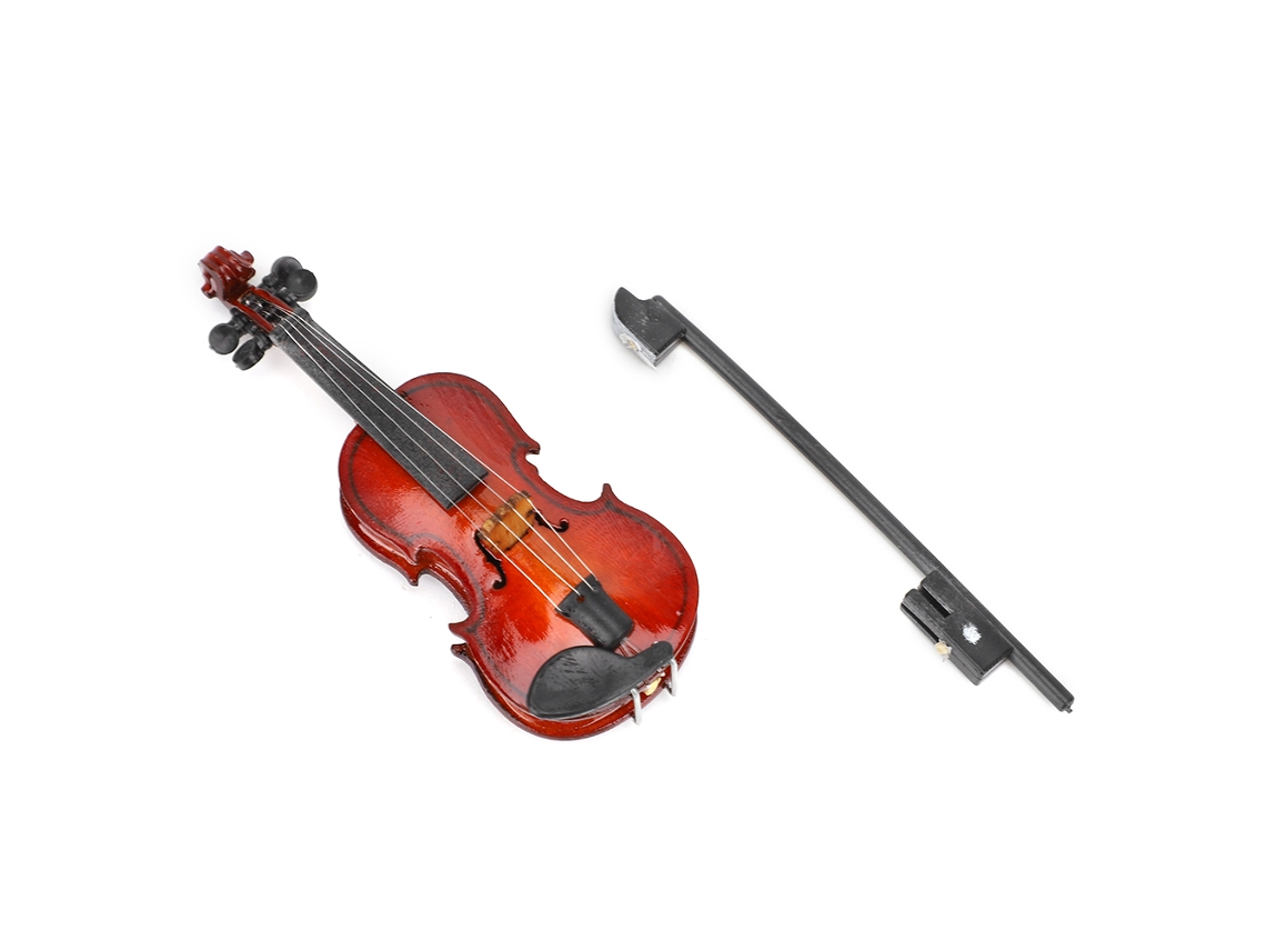 Adesivo de Geladeira Violino em Tília Decorativo 3d Acessório Ornamental