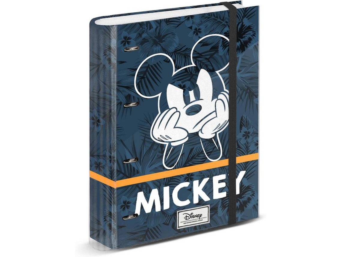 Dossier MICKEY MOUSE Blue 4 Anillos (A4)