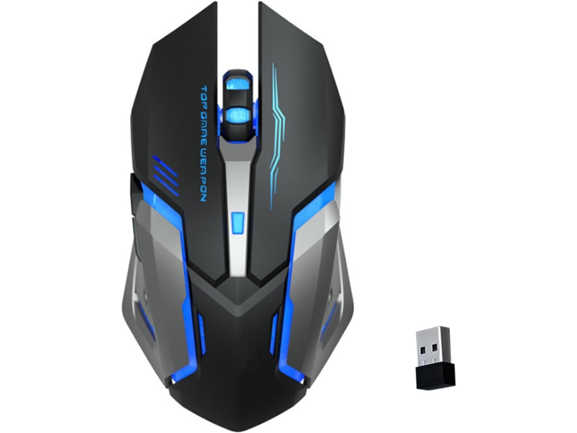 Ratón Gaming Con Cable Transparente De 120 Mm Con Luz Usb