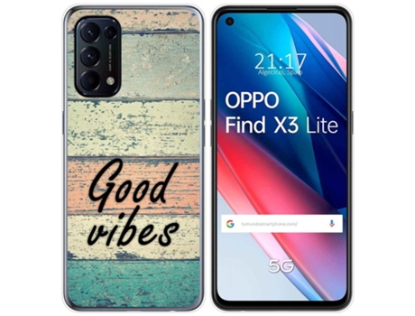 Carcasa Oppo Find X3 Lite TUMUNDOSMARTPHONE Dibujos Multicolor