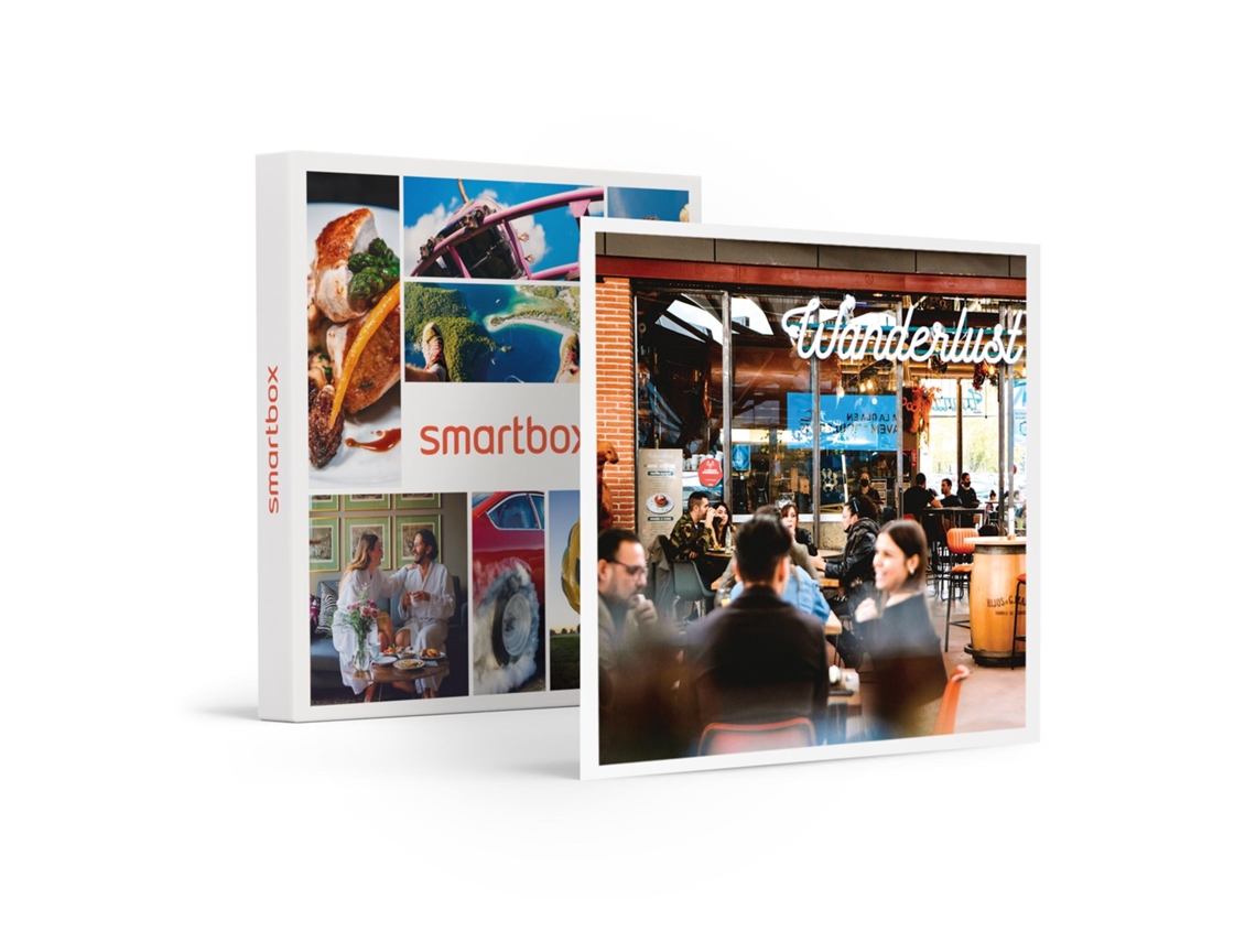 Caja Regalo SMARTBOX 1 menú para 2 personas con bebidas en Wanderlust, Madrid