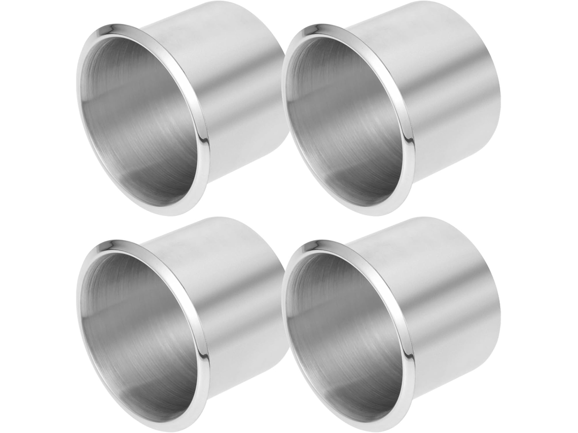 Portavasos Para Barco De Acero Inoxidable De 4 Piezas, Empotrado, Resistente A La Corrosión, Portavasos