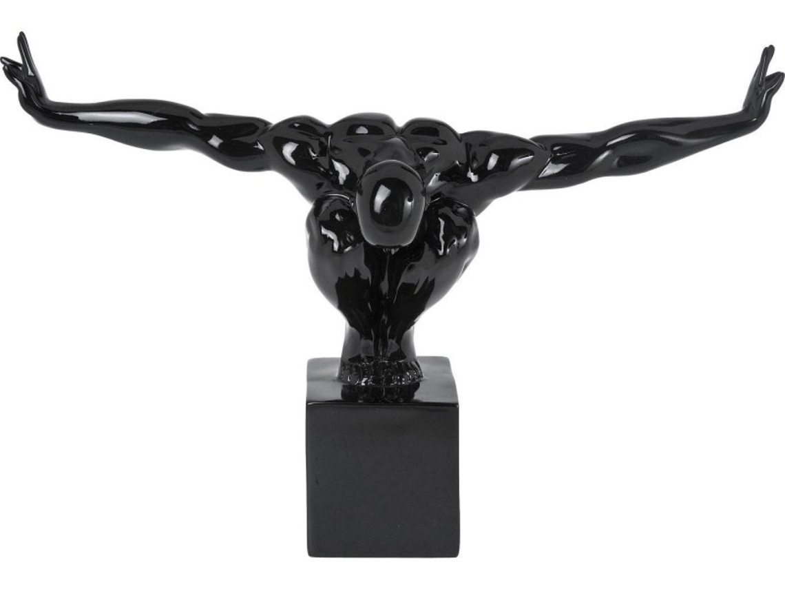Pieza Decorativa Pequeña Atleta Negra