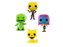 Figure FUNKO Nightmare Before Christmas Blacklight US Pop! Vinyl 4-Pack THE NIGHTMARE BEFORE CHRISTMAS